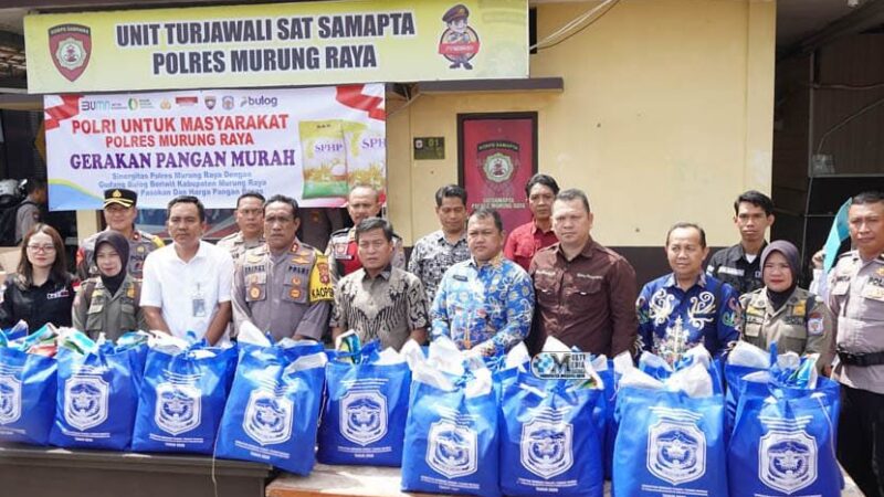 Pemkab Mura Apresiasi Pelaksanaan Gerakan Pangan Murah Polri