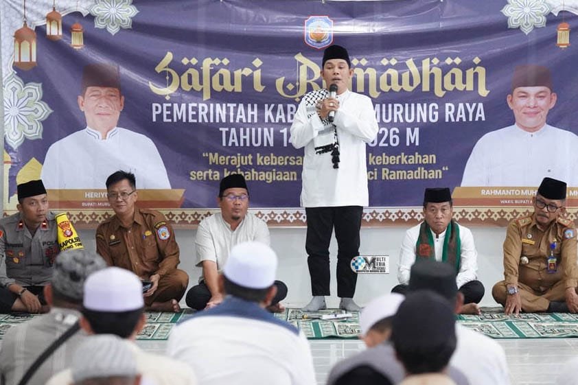 Wagub Mura Laksanakan Safari Ramadan di Kecamatan Laung Tuhup