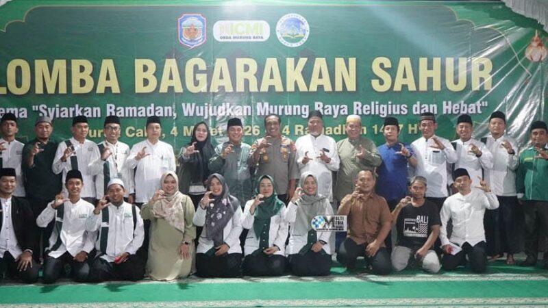 Wakil Bupati Rahmanto Muhidin Lepas Peserta Lomba Bagarakan Sahur Ramadan Fest III ICMI Orda Mura