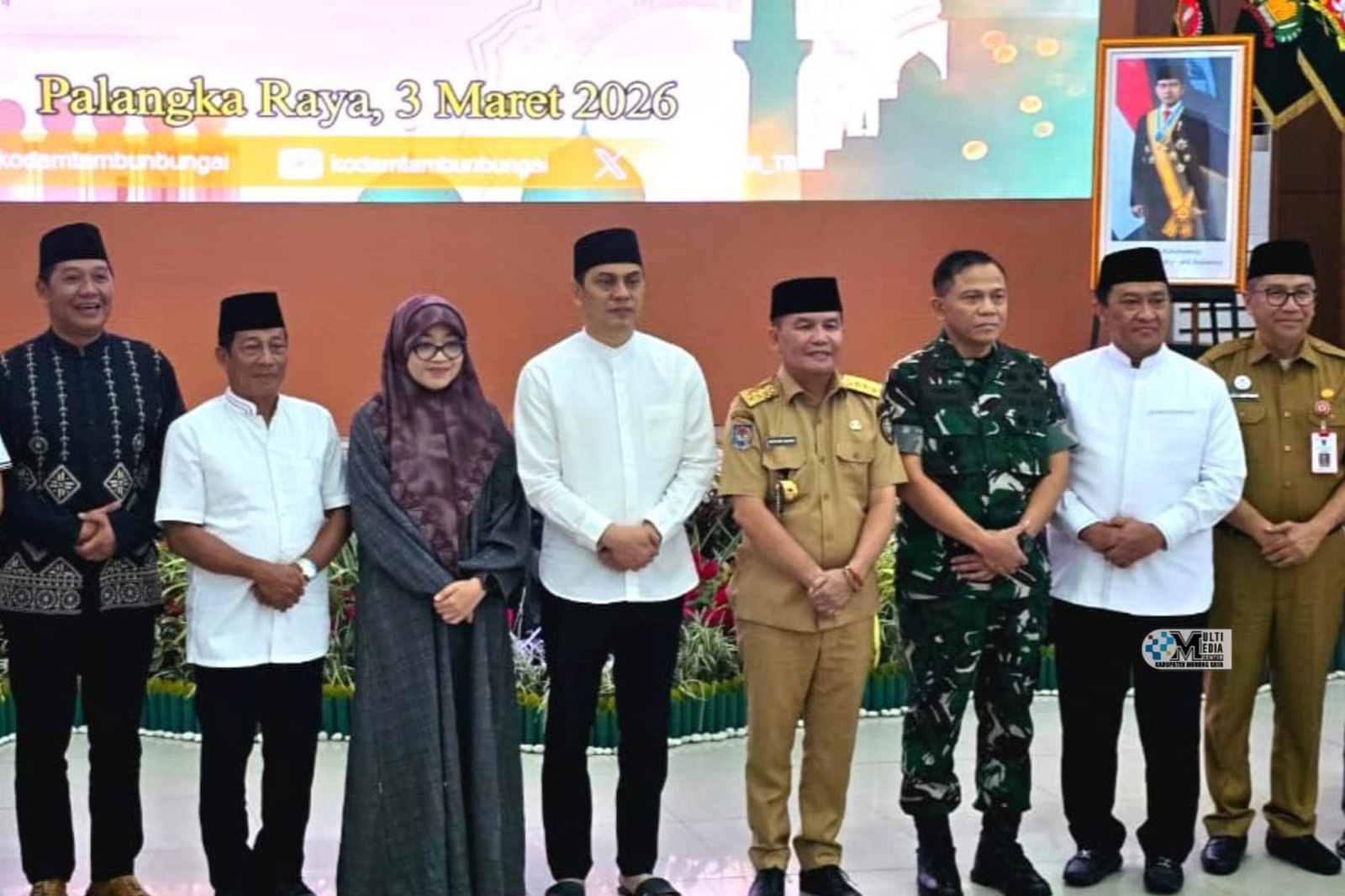 Bupati Mura Heriyus Hadiri Silaturahmi dan Buka Puasa Kodam XXII/Tambun Bungai