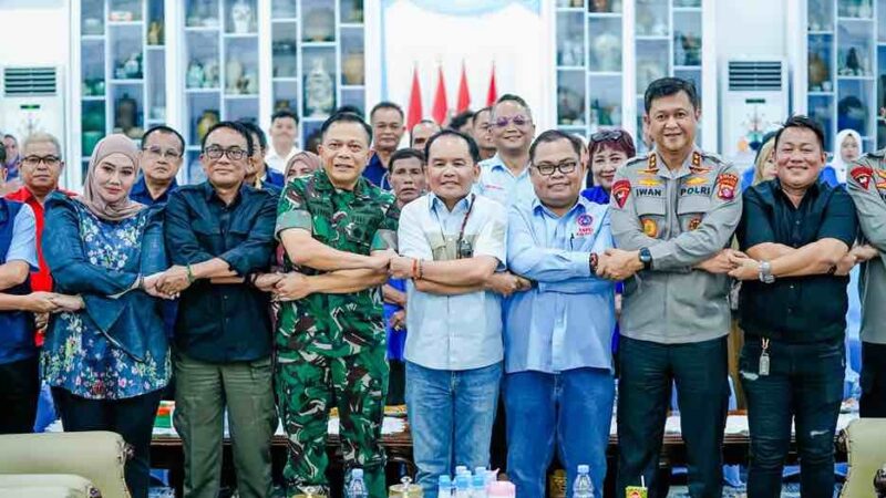 Gubernur Kalteng Diskusi Ketenagakerjaan bersama Forkopimda dan Serikat Buruh