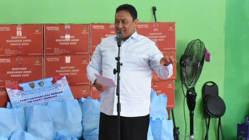 Dukung Pembangunan SDM yang Unggul dan Berdaya Saing, Wagub Kalteng Anjangsana ke Panti Asuhan