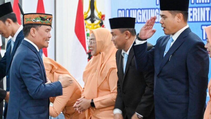 Muhammad Reza Prabowo Resmi Dilantik Jadi Kadisdik Kalteng