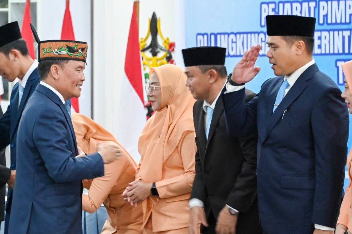 Muhammad Reza Prabowo Resmi Dilantik Jadi Kadisdik Kalteng
