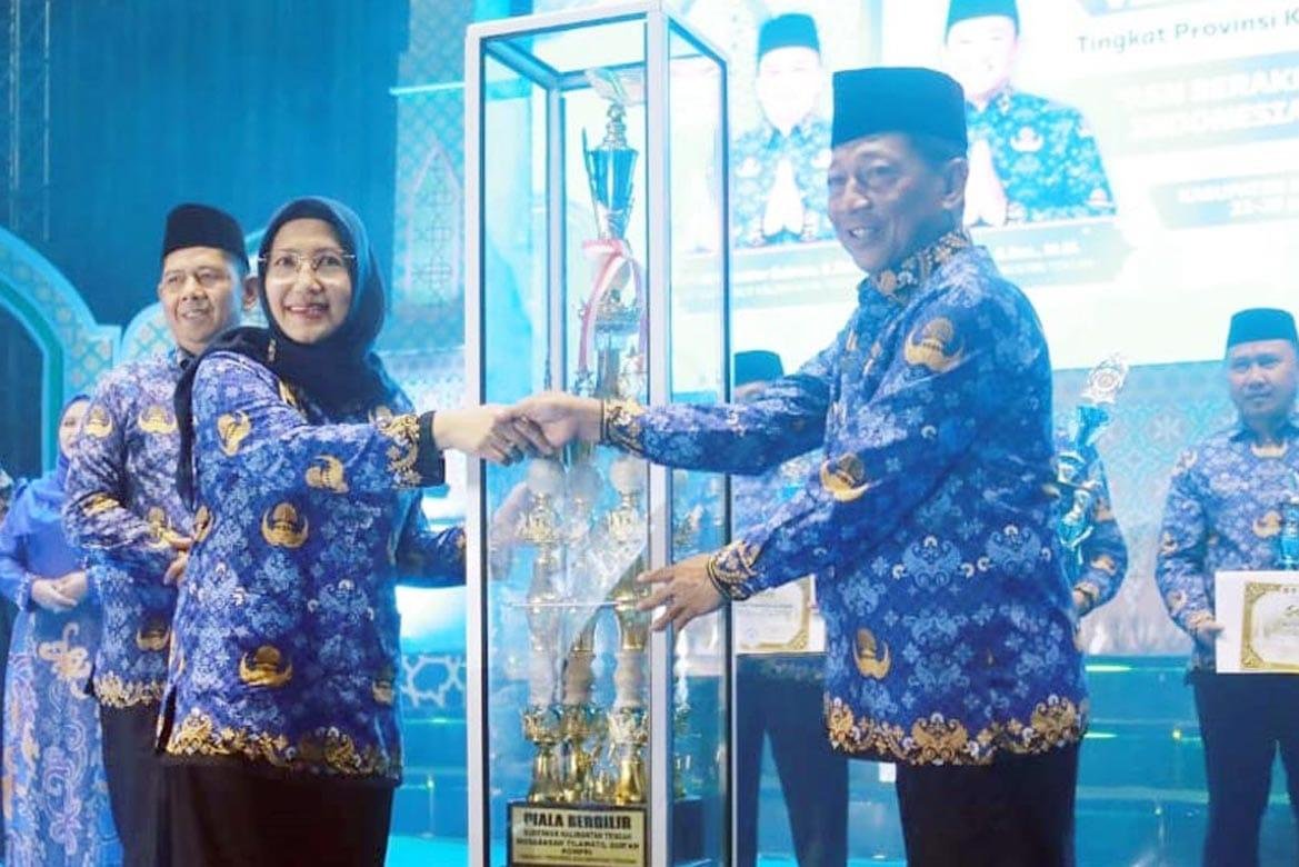 Penutupan MTQ VIII KORPRI Kalteng, Kabupaten Murung Raya Raih Juara Umum