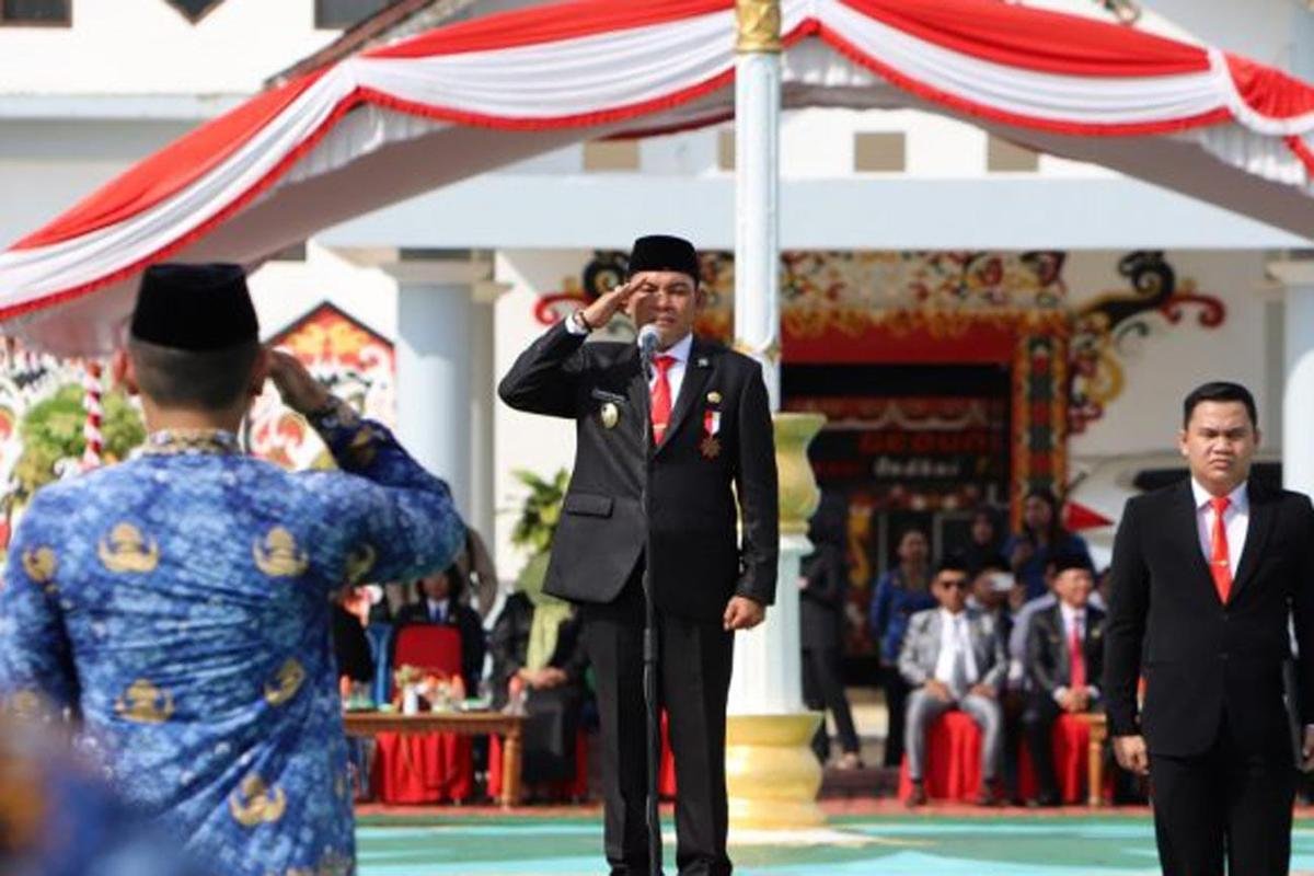 Wabup Mura Rahmanto Muhidin Pimpin Upacara Peringatan Hari Lahir Pancasila