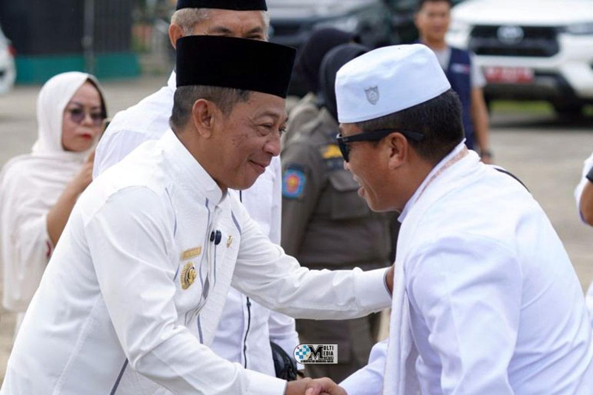 Bupati Heriyus Sambut Kepulangan Jemaah Haji Asal Murung Raya