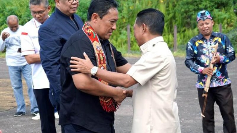 Bupati Sambut Kedatangan Wagub di Mura Dalam Rangka Pembukaan MTQ VIII KORPRI Tingkat Kalteng